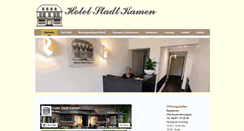 Desktop Screenshot of hotel-stadt-kamen.de